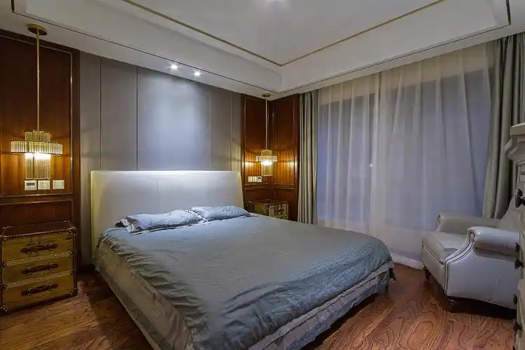 混搭风别墅装修卧室设计图