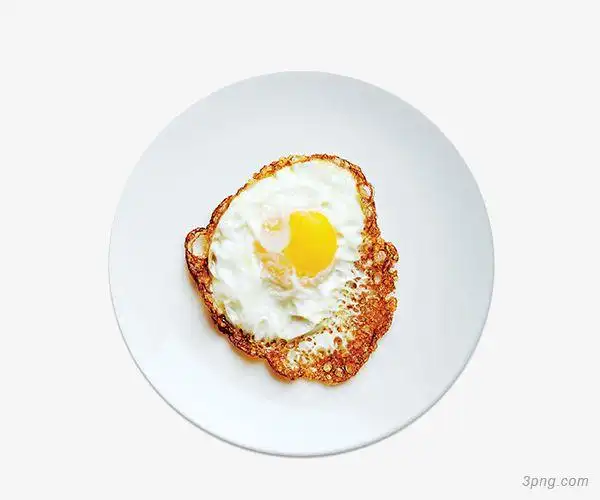 一盘荷包蛋png素材透明免抠图片-其他元素