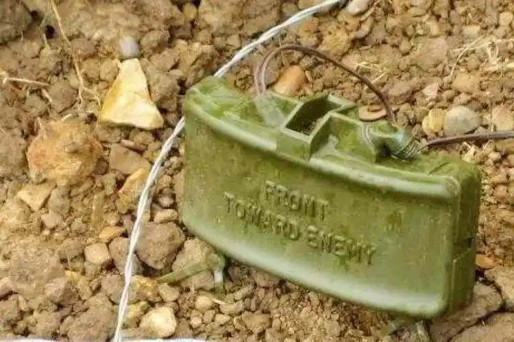 先进的地雷引爆装置,人一旦靠近它,就会自动识别并爆炸!