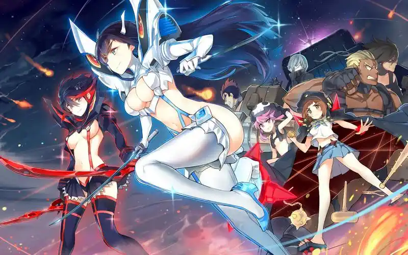 英勇少女 斩服少女动漫电脑壁纸