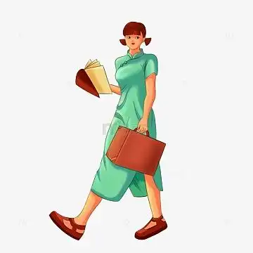 中国风国潮古典民国读书旗袍女孩