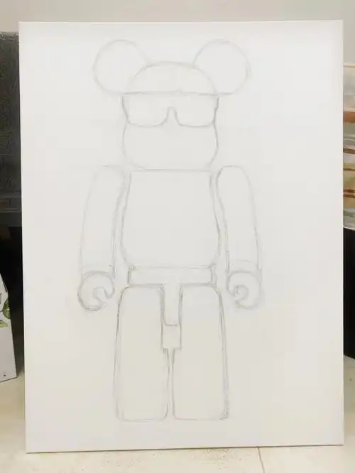 亲子暴力熊涂鸦