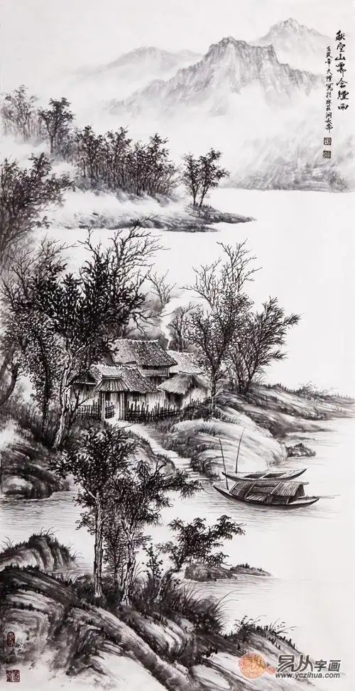 中国最好的十幅水墨山水画是?