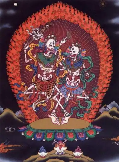 尸林怙主,即尸陀林护主又称"墓葬主",尸陀林主又称「独达」或「多翠达