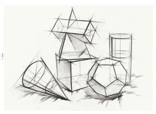 素描怎么画出立体感 几何体结构素描画法技巧