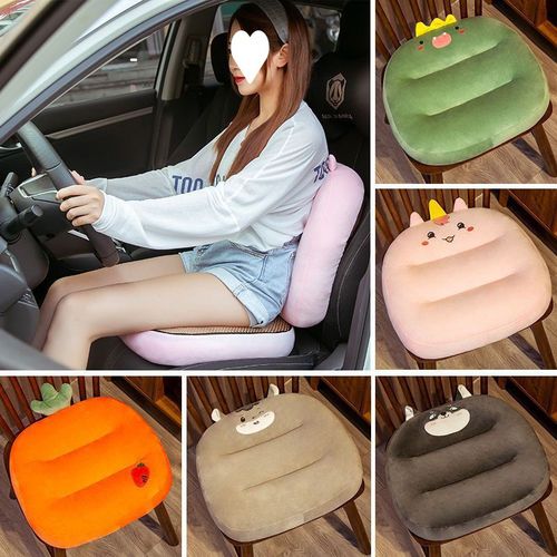 汽车靠垫学车练车坐垫矮个子增高垫加厚考坐垫开车驾驶座垫女代发