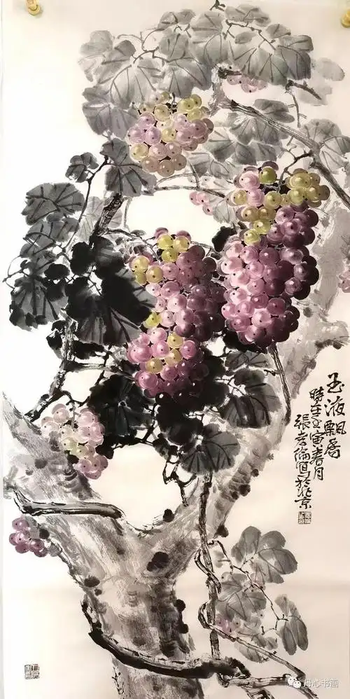 格调清雅,着墨秀润|重彩葡萄领军人张孝伦|写意|画家|书画|艺术_网易