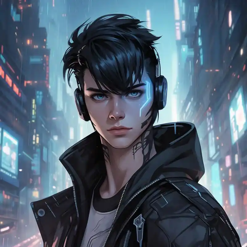 一组炫酷男性头像来袭,冷酷,神秘,充满力量,展现你的不凡个性.