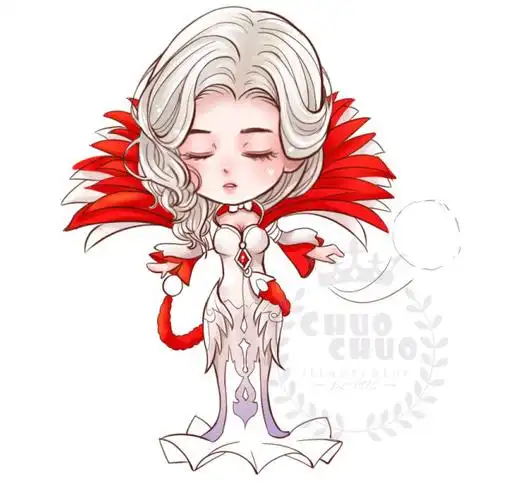 原创王者荣耀q版甄姬教程来啦