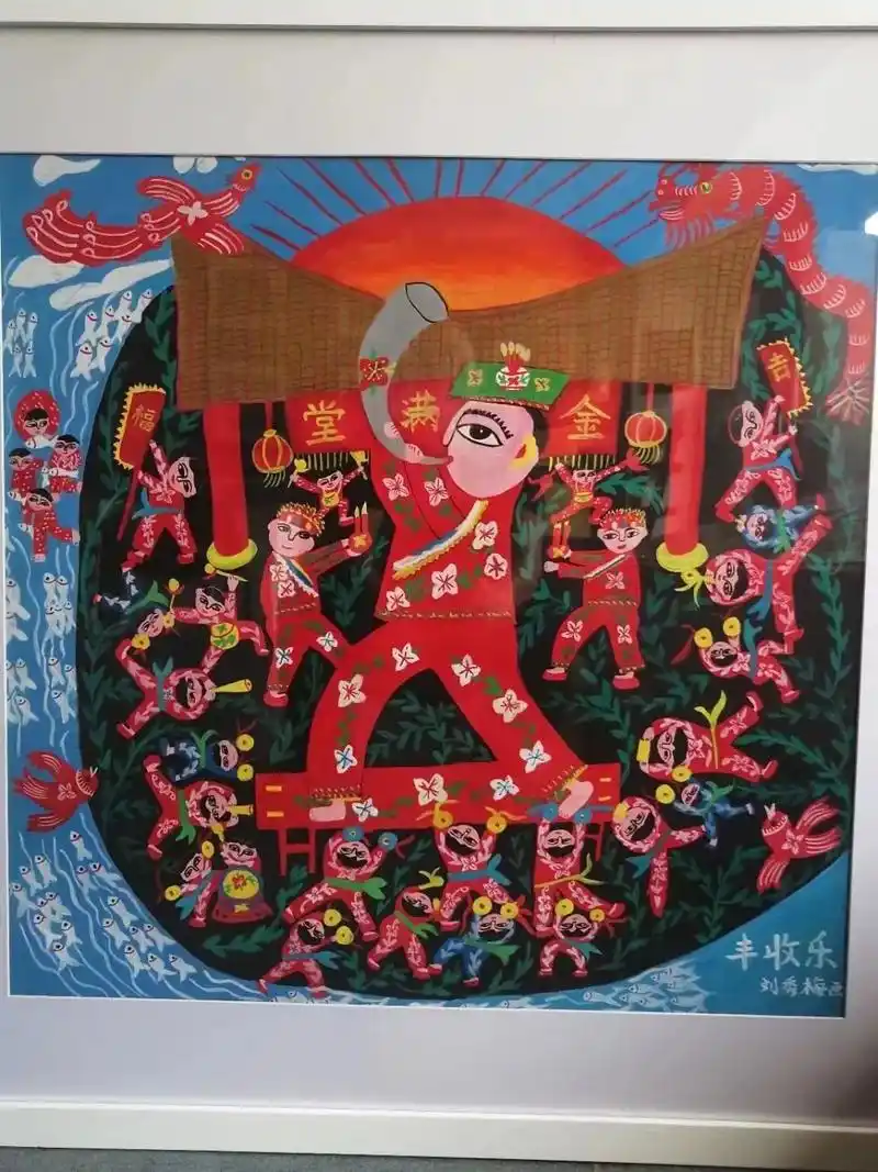 我创作的农民画作品