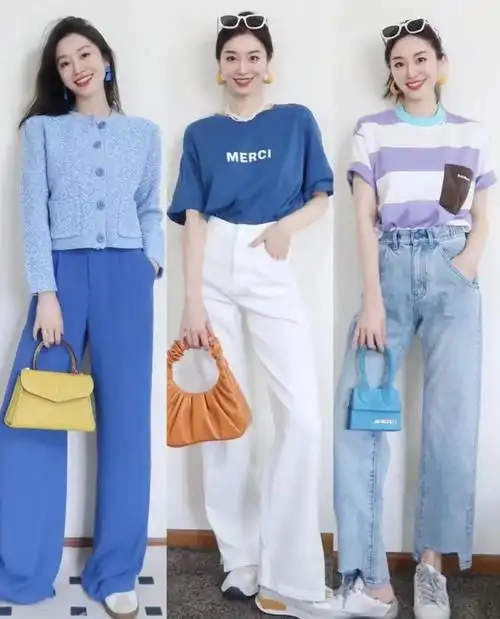 春天搭配的衣服色彩也是多种多样,不同色彩的搭配也给人不同的感受,有