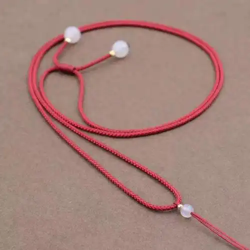 手工编织项链挂件绳多款选择可调节黄金玉佩项链绳红绳玉吊坠挂绳