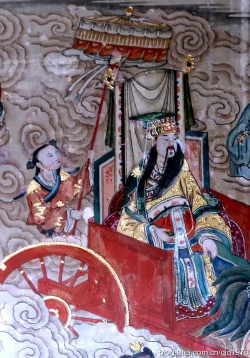 [转载]罕见的三官壁画-大同北宋庄龙母寺壁画之一
