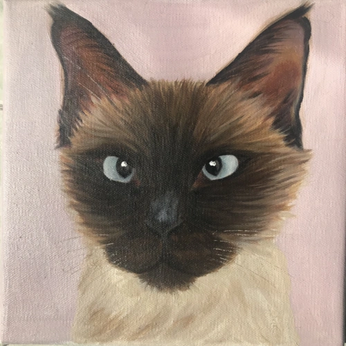 milk-对眼的小暹罗 - 阿迪娜的作品 | artand - 与艺术家面对面的在线