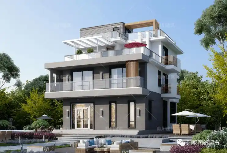 8套现代风农村别墅,简约时尚设计感强,好看不贵农村建得起_大气_外观