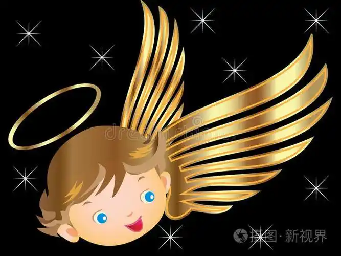 天使有金色的翅膀