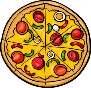 意大利卡通意大利披萨卡通插图照片