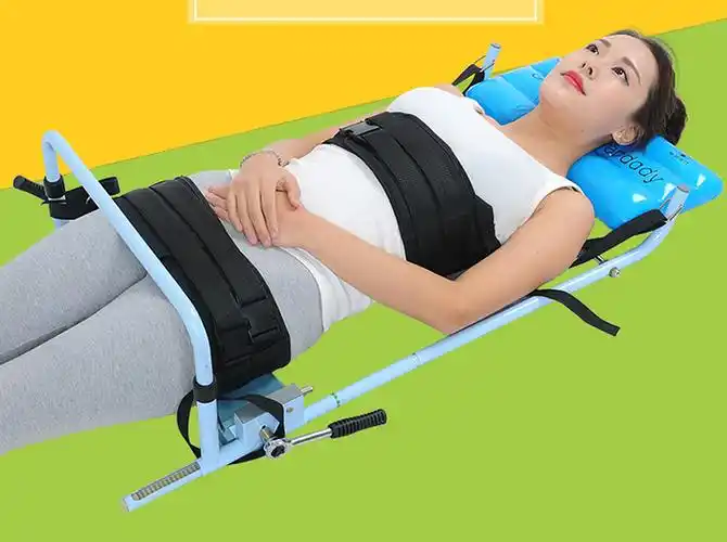 腰间盘腰椎盘突出牵引器垫腰部劳损腰托脊椎矫正器按摩家用护腰带