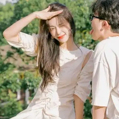 超甜又好看的宠溺情头合集 真人高颜值高质量的情侣头像_情侣头像_美