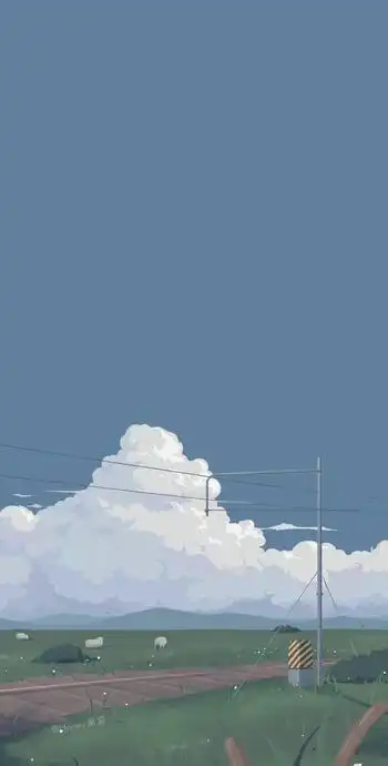 日系动漫风景插画壁纸【唯美治愈系风景场景壁纸】