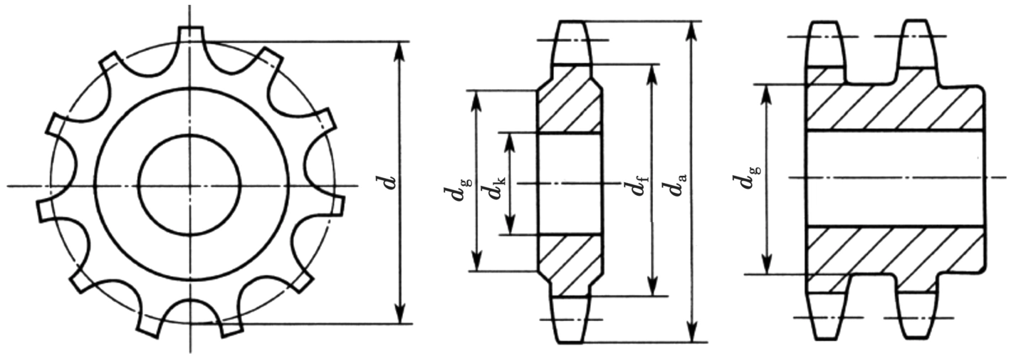 免费文档 所有分类 工程科技 机械/仪表 滚子链链轮 7!