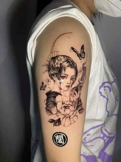 不社会的艺伎纹身