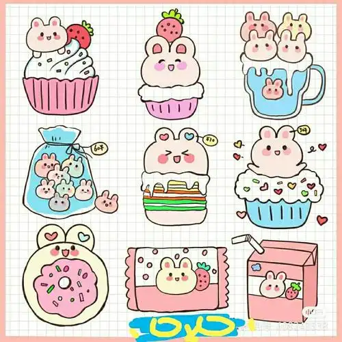 手账卡通简笔画