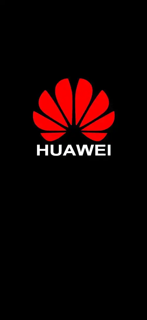 喜欢的黑色华为logo壁纸