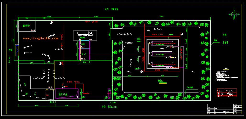 消防设计总平面布置图下载(118.77kb,rar格式)__环境安全ehs - 工百科
