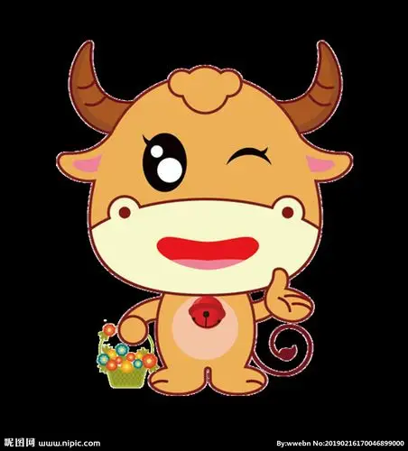 卡通牛图片