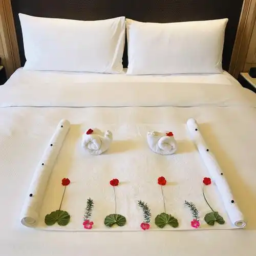 酒店帮忙布置的小惊喜