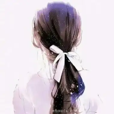 伤感头像女生卡通冷淡背影 卡通头像图片大全 -【爱个性】