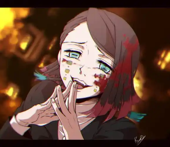 魇梦ちゃんかわいい|流离的鬼灭之刃插画图片