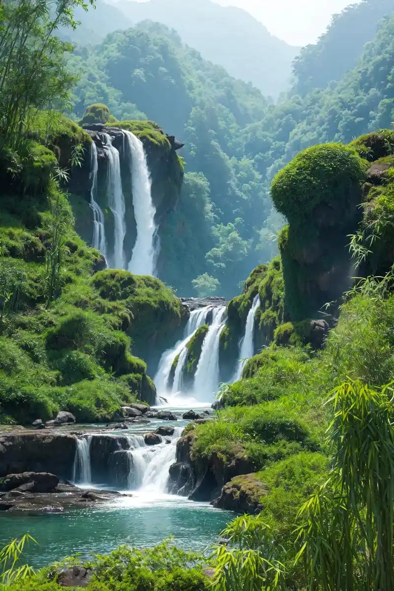 青山绿水依然在山水风景朋友圈文案,来来往往人不同山水风景朋友 - 抖