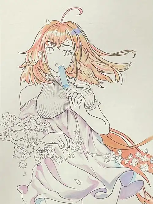 马克笔动漫人物