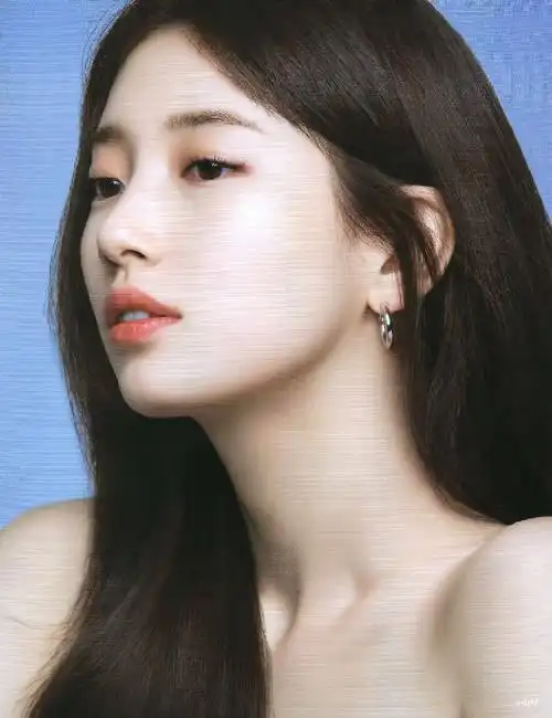 上游时尚|高清怼脸特写下的裴秀智美呆了