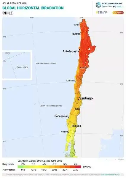 1.智利:最好的光资源,良好的政策环境和潜力巨大的分布式市场