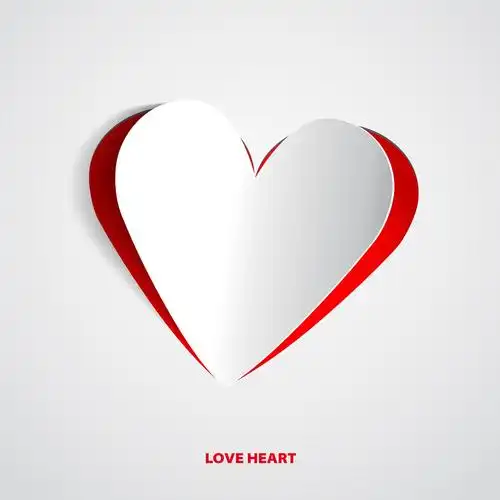 关键词:立体白色心形背景图片下载,立体白色心形背景,创意心形,爱心