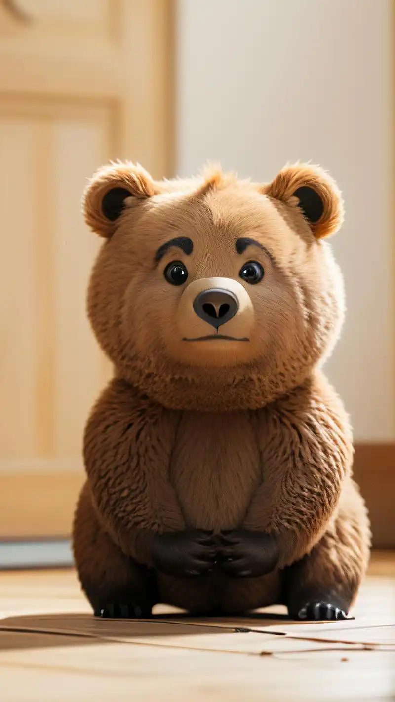 可爱卡通呆萌小熊壁纸🐻✨