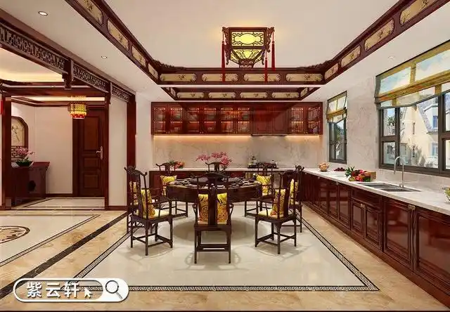 天津传统中式四合院装修室内设计韵味十足