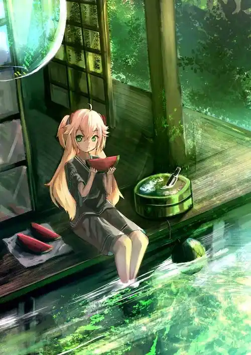 アドミラルヒッパーはるみづき的清凉感插画图片