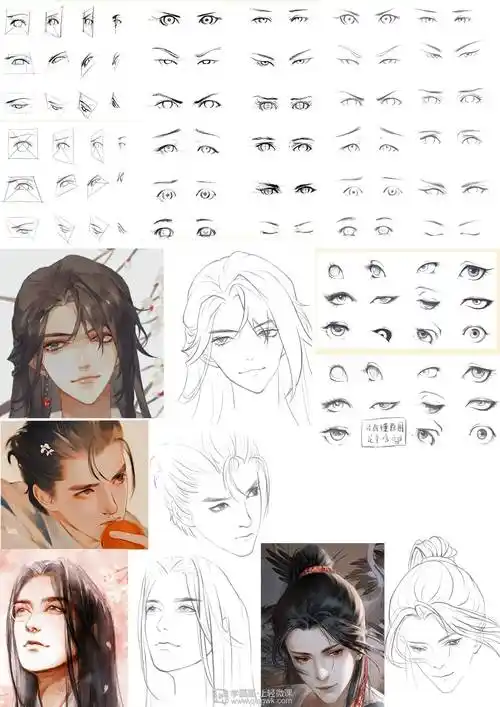 古风插画眼睛的基本画法