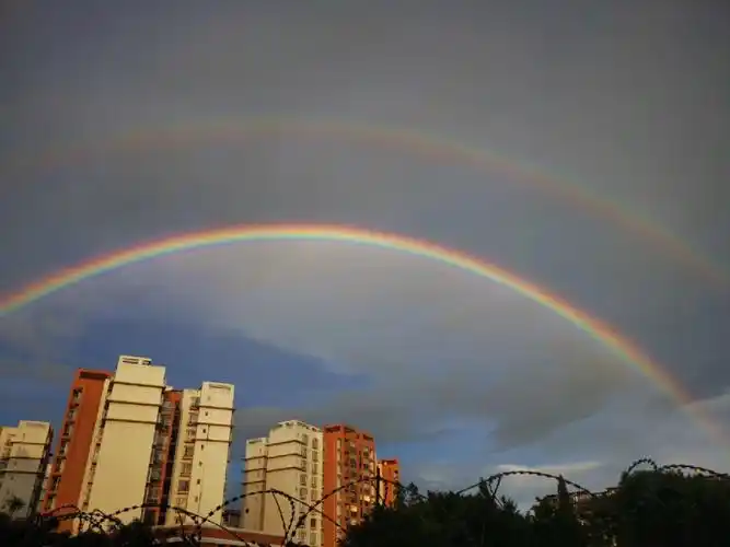 近期的彩虹都很美