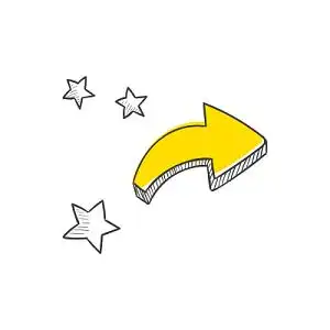 手绘卡通可爱箭头矢量素材