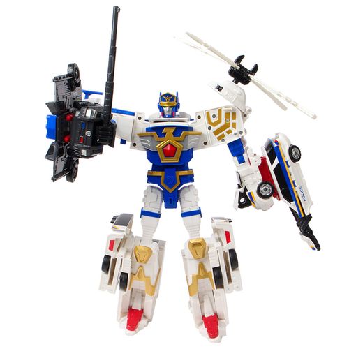 正版咖宝车神特警巨人四合合体战神变形机器人儿童机器人