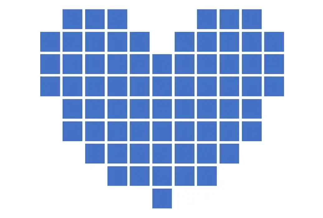 超暖心的团队心形照片墙,用好ppt插件三分钟就能搞定