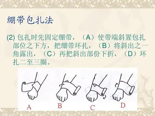 绷带包扎法ppt
