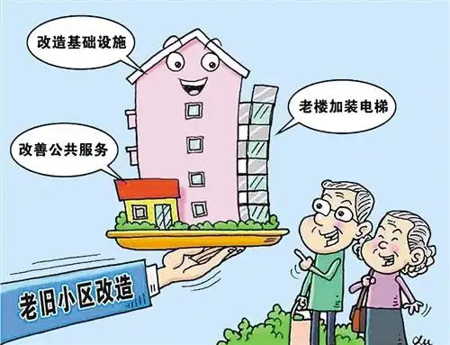 老旧小区改造漫画