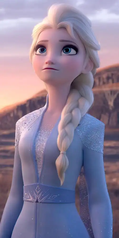太美了!《冰雪奇缘2》艾莎和安娜精修超清新壁纸图
