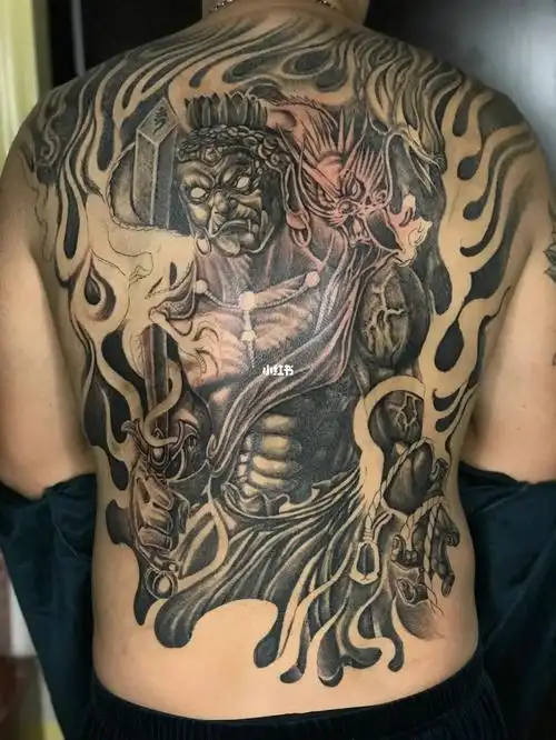 传统纹身明王菩萨